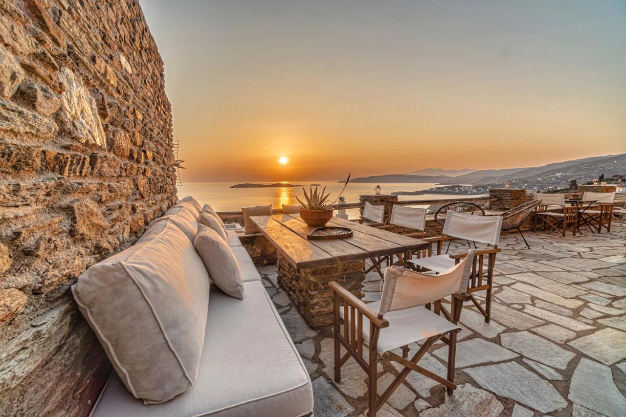 Irida Villa - Sea & Sunset Flats By Explore Andros Batsíon Exterior foto